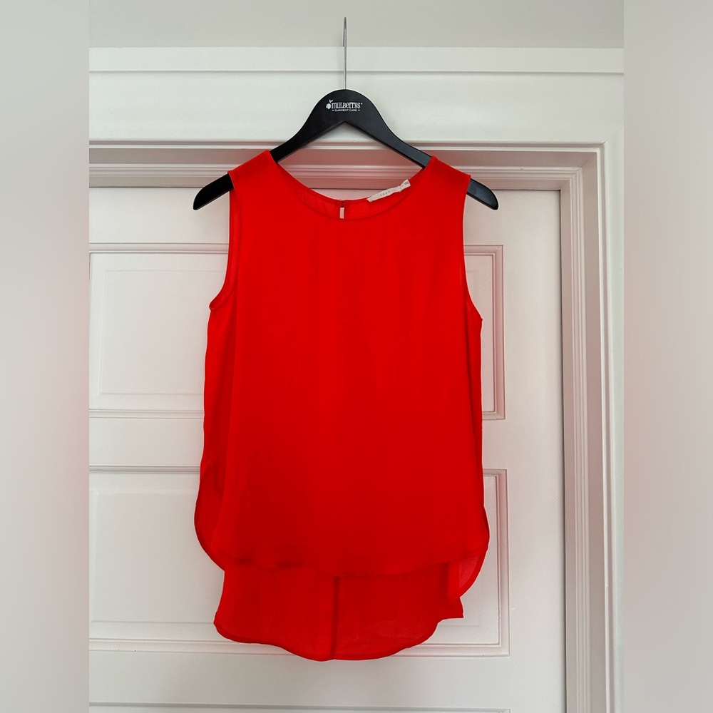 LUSH Orange Tank Top (Size Medium)